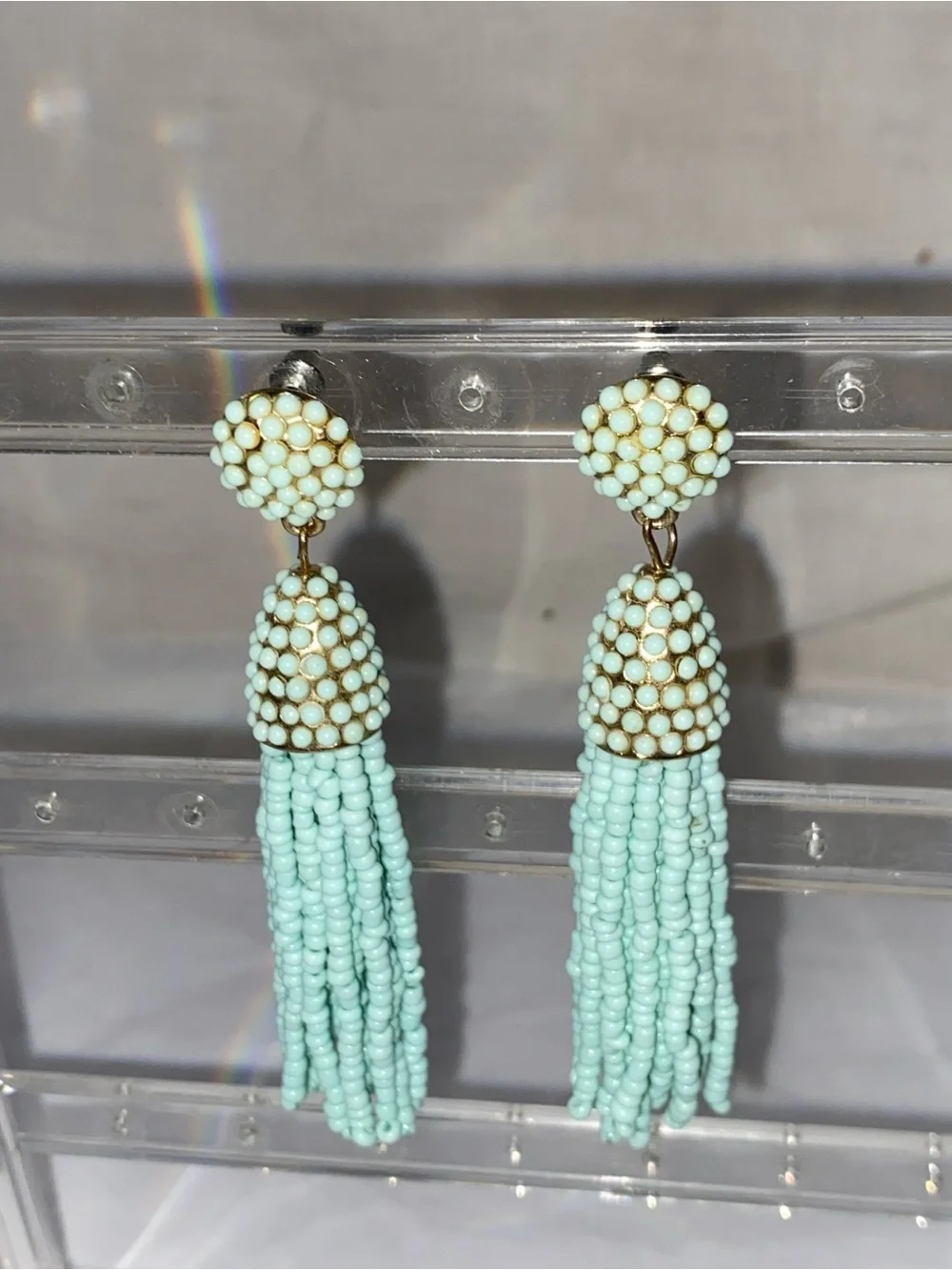 Sugar fix  Drop Earrings - Mint Blue